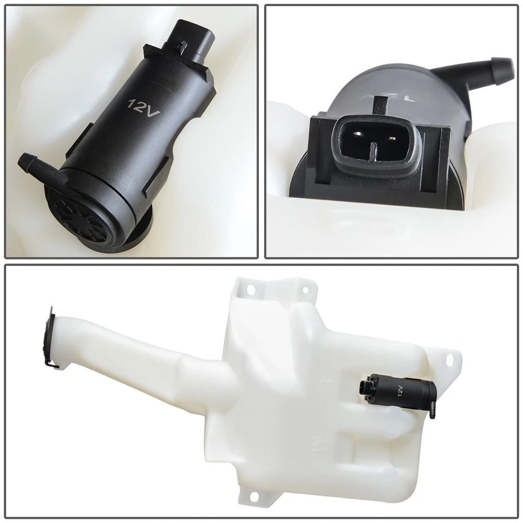 Windshield Washer Fluid Reservoir Tank w/ Cap & Pump for Mitsubishi Eclipse (2000–2005)