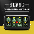 8 Gang Switch Panel for Universal Off-Road Truck UTV ATV RV (12–24V)