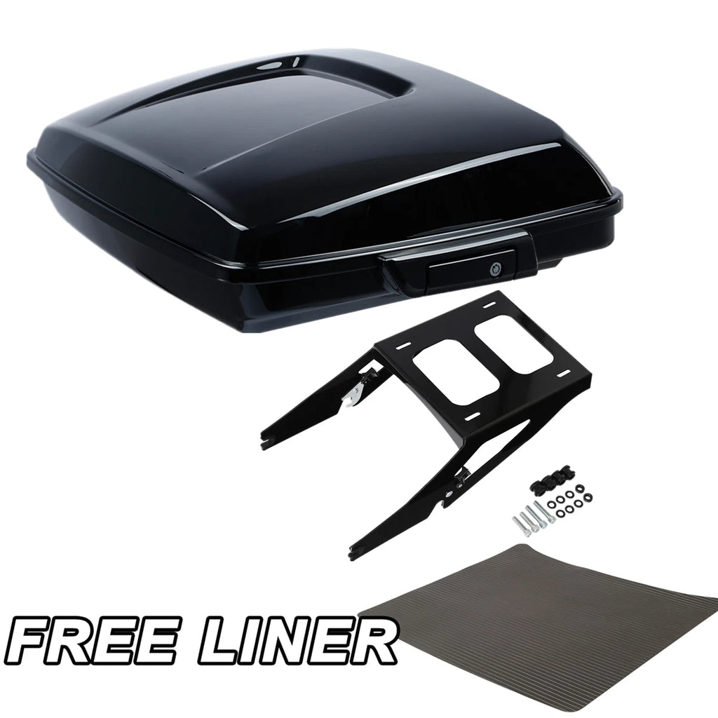 Black Razor Trunk Mount Rack for Harley Sport Glide FLSB (2018–2026)