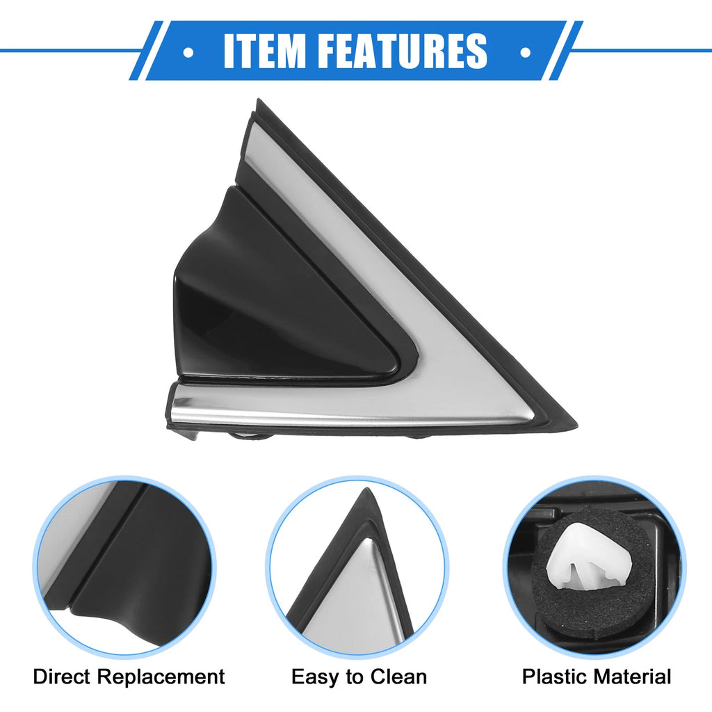 Right Mirror Corner Triangle Fender Cover for Hyundai Santa Fe (2013–2018) No. 861902W000