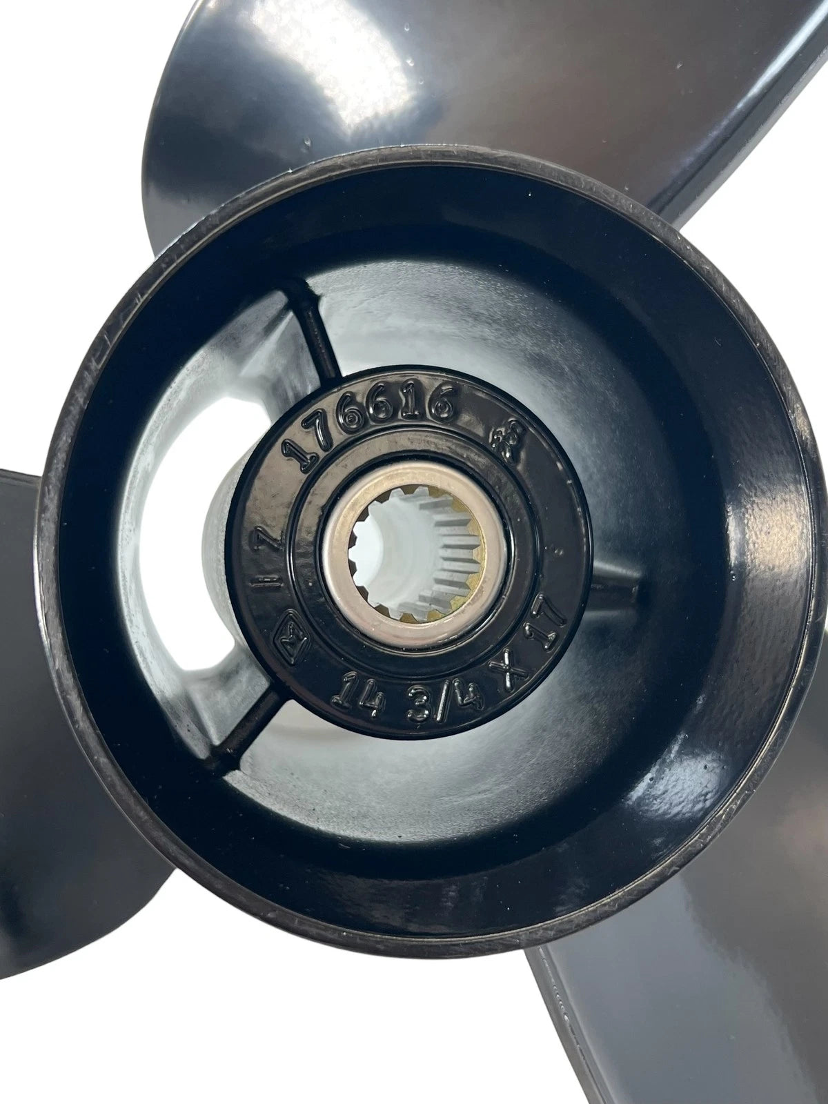 3 x 14 3/4 x 17 LH Propeller for Evinrude Johnson (OEM 176616)