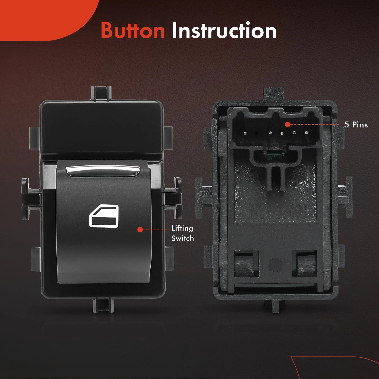 Power Window Switch for Ford F-150, Fusion (2013-2020)