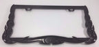 License Plate Frame Holder Black Metal for All Car Truck SUV