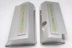 Fuel Rail Covers w/Sublime Green "Challenger" Inlay for 2008-11 SRT8 w/OE Intake