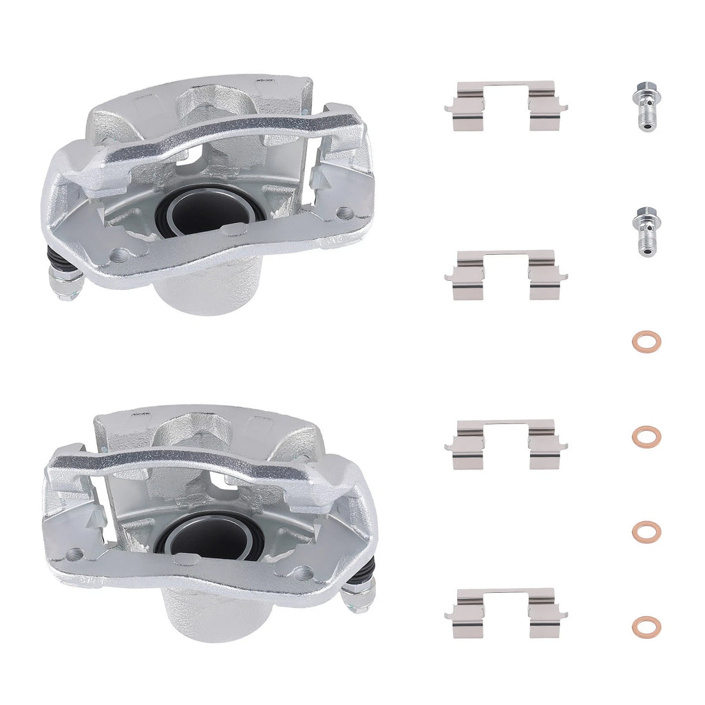 Pair Front Brake Calipers for Honda Civic EX-L EX (2013–2015) 19B2660 19B2661