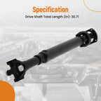 Front Driveshaft Prop Shaft Assembly for Dodge Ram 1500 2500 3500 (1994–2002) 4WD
