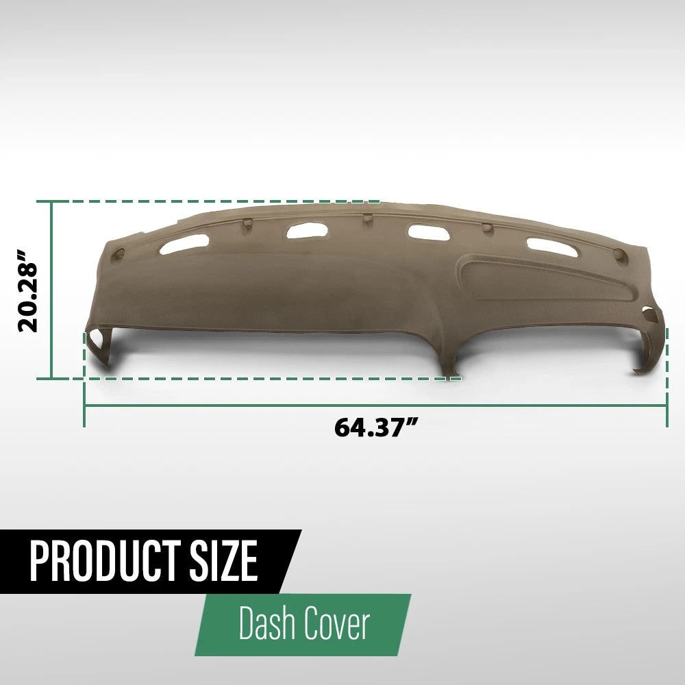 Soft TPE Dash Cover for Ram 1500 2500 3500 (1998–2002)