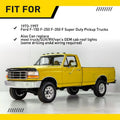 5pc Smoke Lens Amber Cab Roof Marker Lights for Ford F150 F250 F350 (1973–1997)