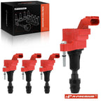 4x Red Ignition Coil for Chevrolet Equinox Malibu GMC Terrain (2010–2017)