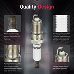 8PCS Platinum Spark Plugs 41-962 for Silverado 2500 (2000–2002)