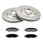 Front Brake Rotors and Ceramic Pads Kit for Ford Mustang (2005–2010)