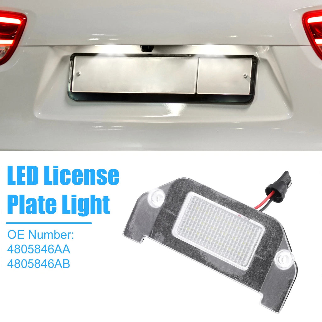 6000K White LED License Plate Light 4805846AB for Dodge Charger (2006–2014)
