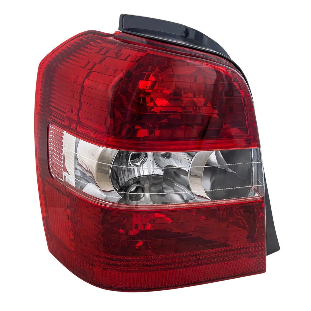 Halogen Tail Light for Toyota Highlander (2004–2007) Driver Side Red/Clear Lens