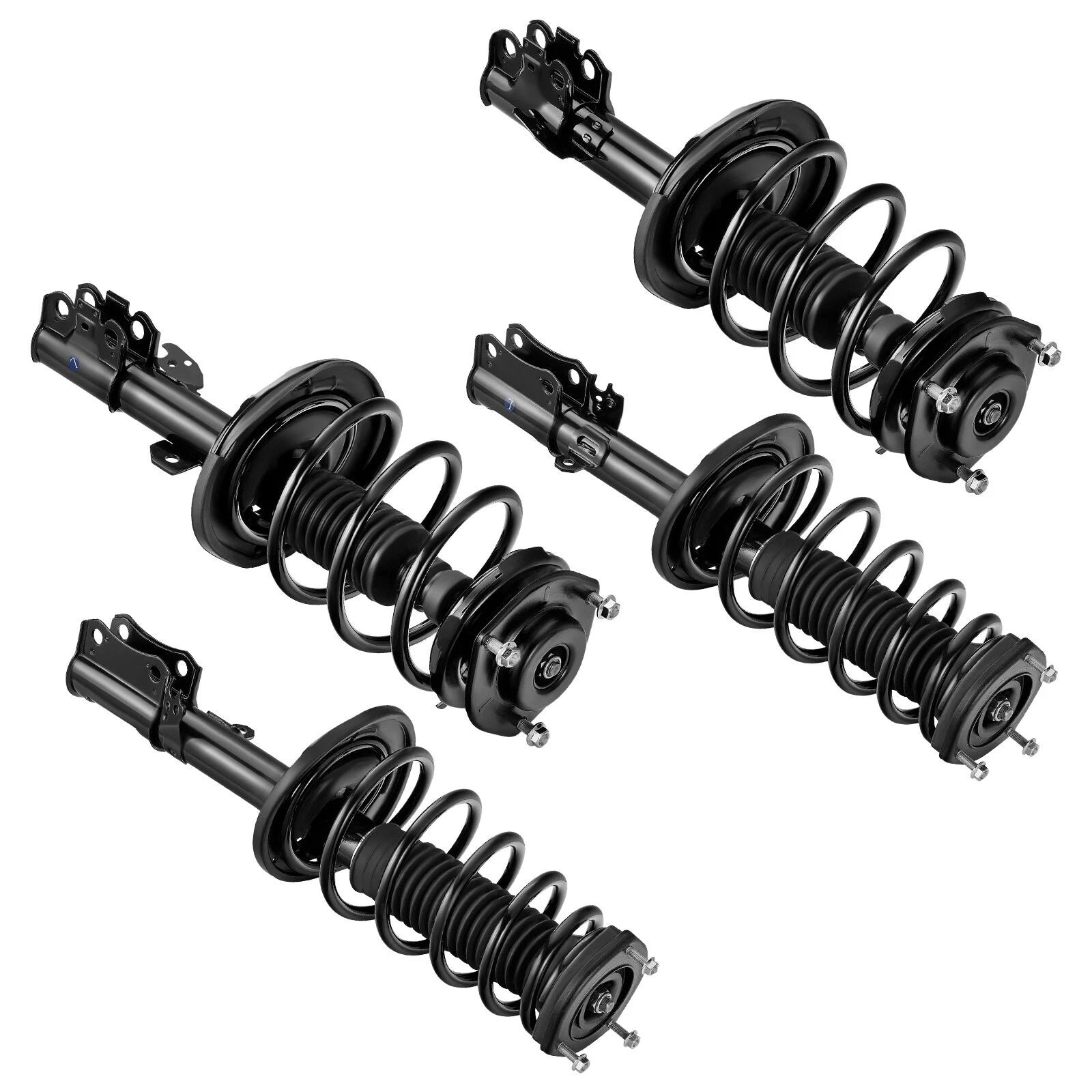 Set of 4 Shock Struts Assembly w/Coil Spring for Toyota Camry (2007–2011)
