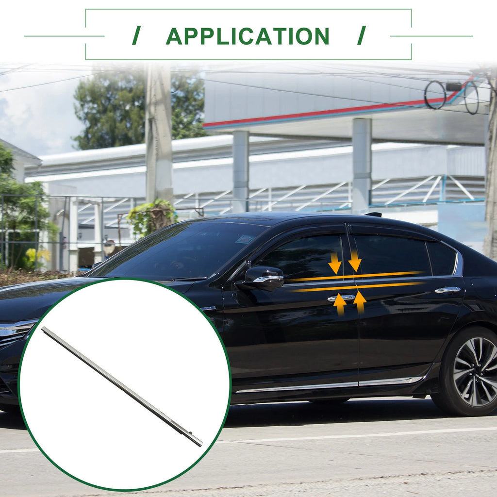 1pc Front Right Weatherstrip Window Seal No. 72410T2AA01 for Honda Accord (2013–2017)