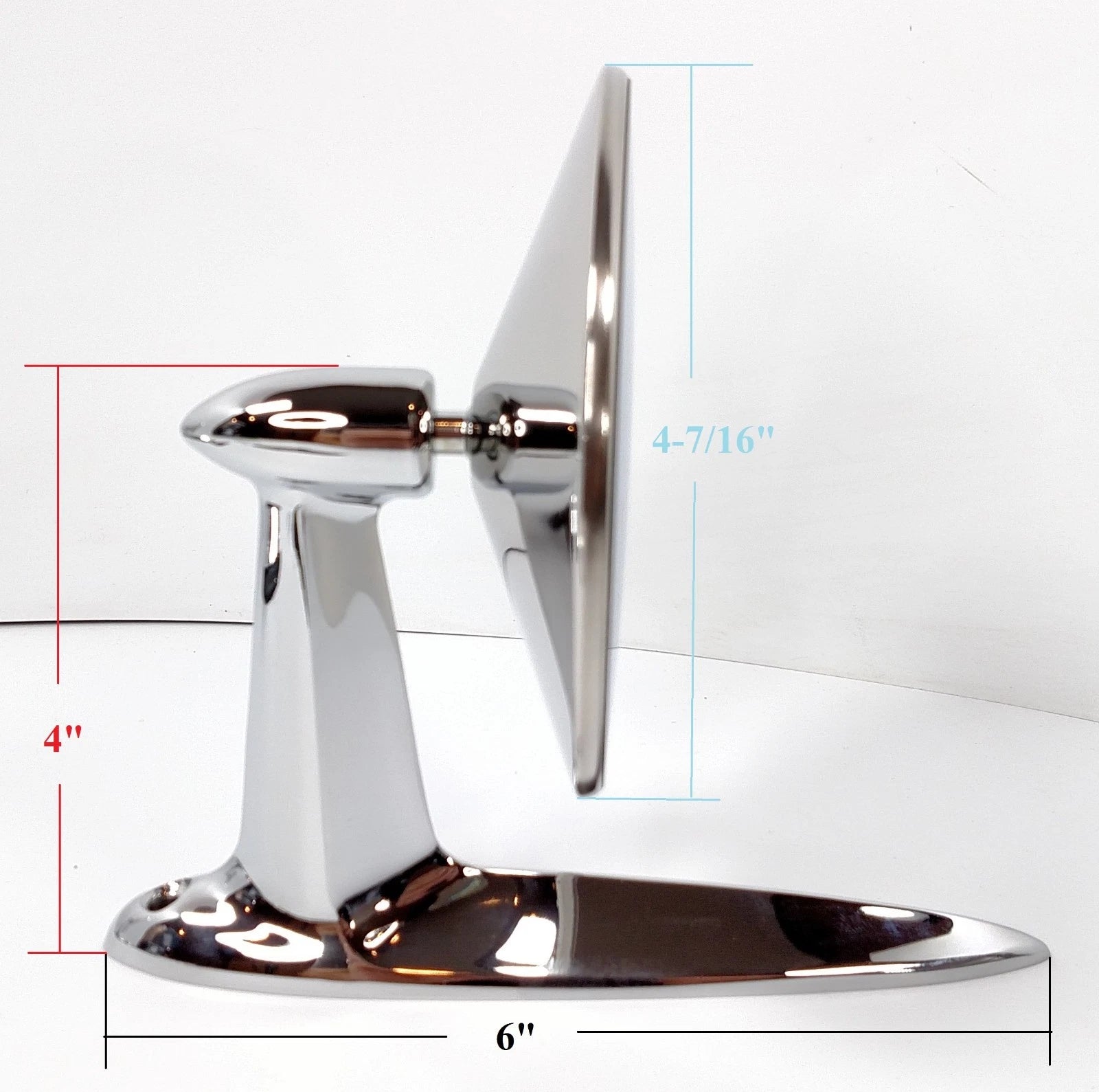 Door Mirrors 2PC Flat Style for Chevrolet Bel Air (1955–1957)