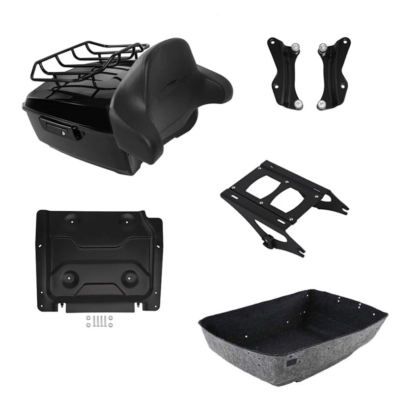 Trunk Backrest Rack Mount Plate for Harley Touring (2014–2023)