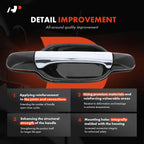 2X Front Exterior Door Handle for Chevy Colorado GMC Canyon (2009–2012)