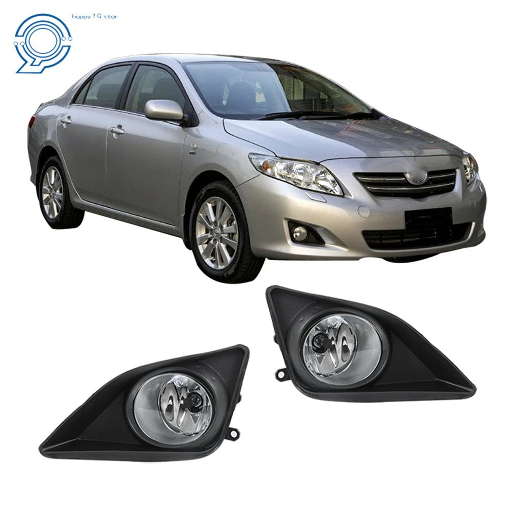 Set of 2 Fog Lights for Toyota Corolla (2009–2010)