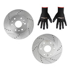 Front Drilled & Slotted Brake Rotor for Cadillac Escalade ESV (2007–2020)