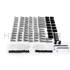 Complete Fairing Bolt Kit for Kawasaki (Chrome CNC Alloy)
