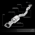 OE Rear Catalytic Converter Manifold Assembly for Nissan Altima (2007–2015)