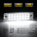 2X LED License Plate Light for Toyota 4Runner Sequoia (1996–2022)
