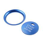Blue Engine Start Push Button Cover Ring Trim for Mazda 3 6 CX-5 (2004-2023)