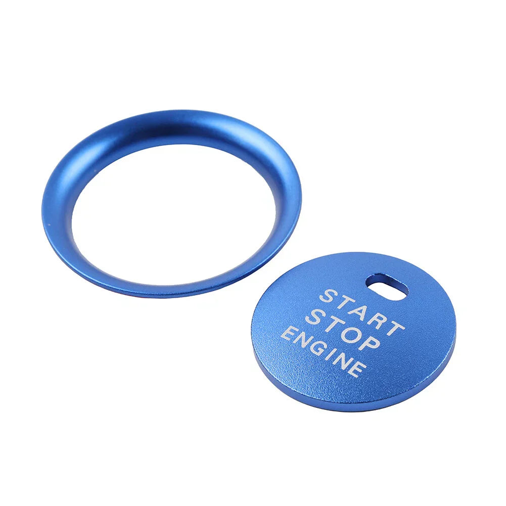 Blue Engine Start Push Button Cover Ring Trim for Mazda 3 6 CX-5 (2004-2023)