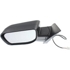 Power Mirror for Nissan Titan (2004–2015) Left Textured Black Manual Folding