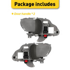 Pair Front Interior Door Handles for Chevrolet C1500 (1995–1999)
