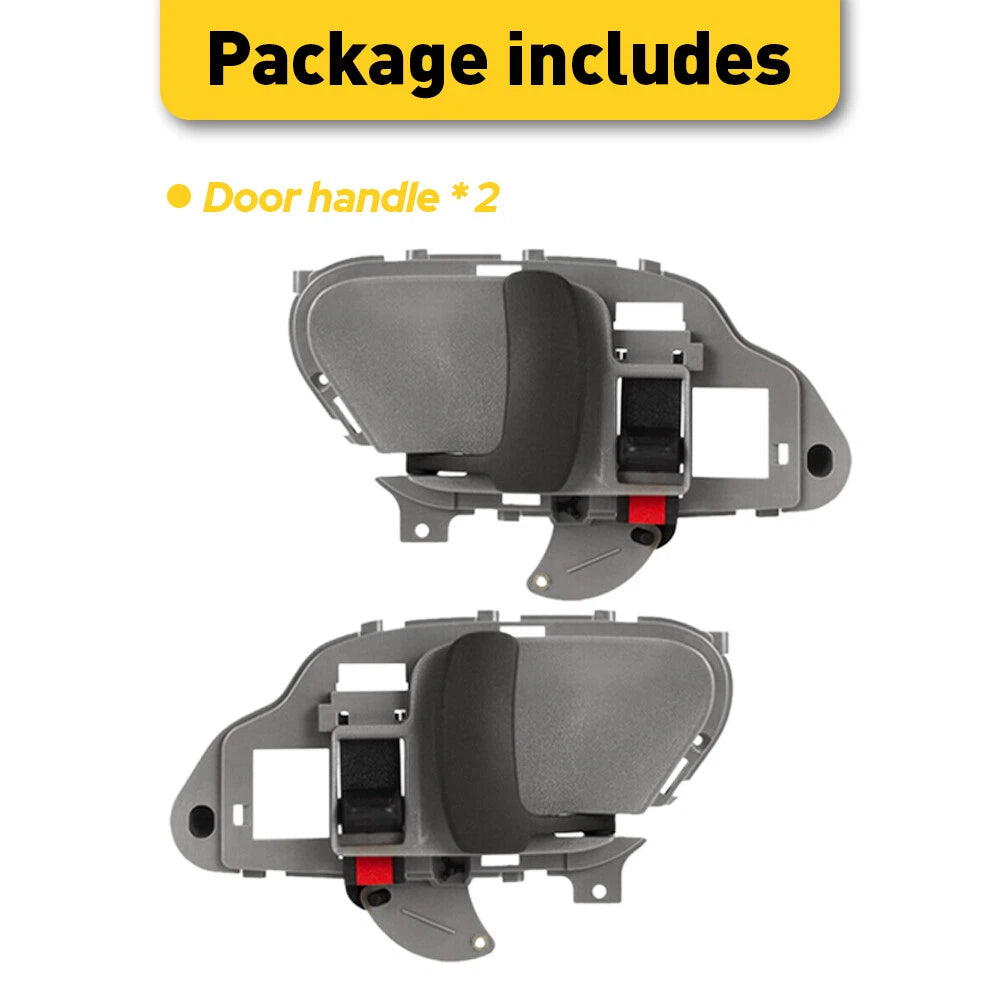 Pair Front Interior Door Handles for Chevrolet C1500 (1995–1999)
