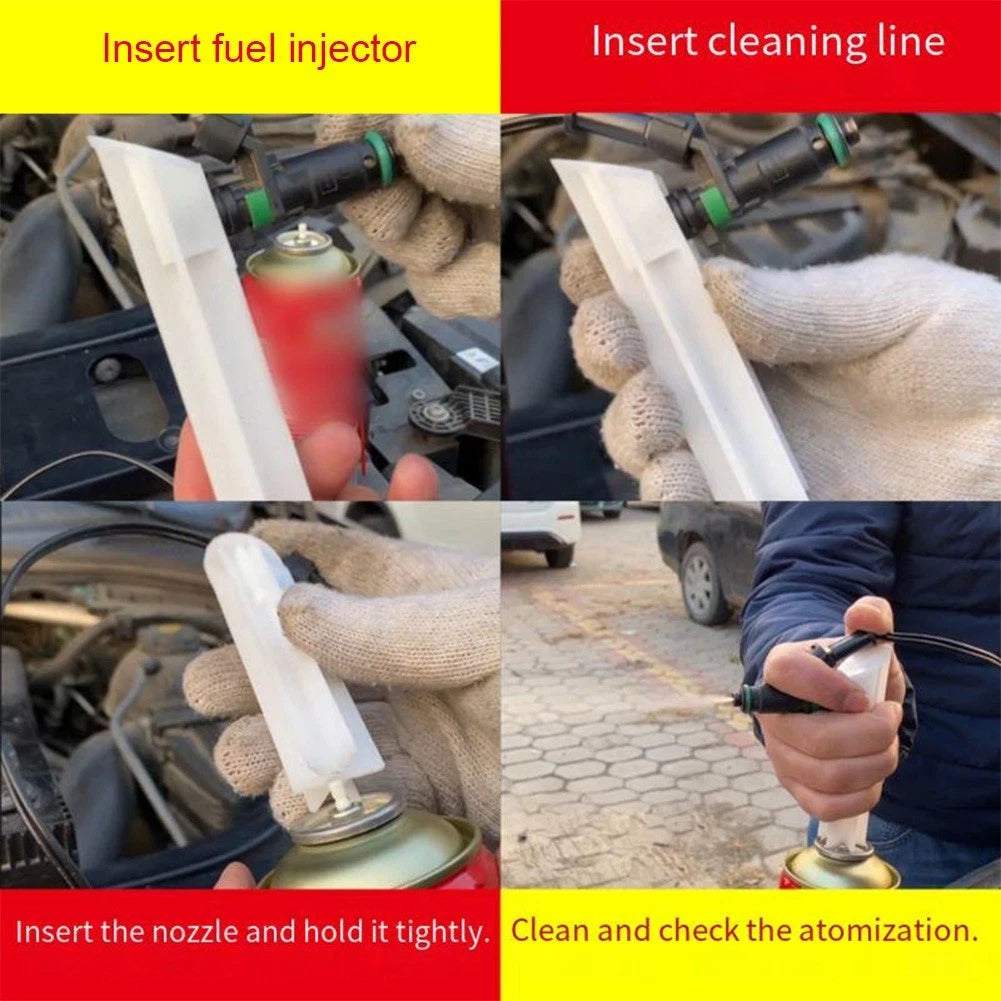 12V Injector Cleaning Tool for Cars and Motorcycles (Manual Maintenance)