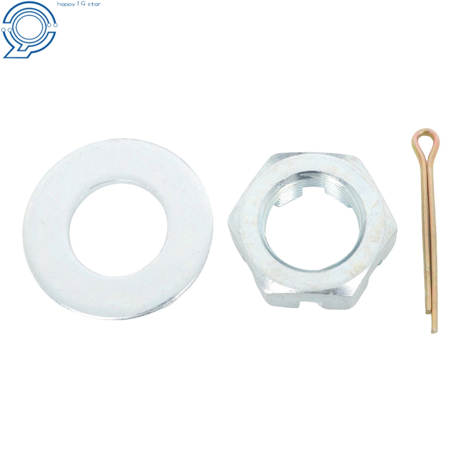 Round Spindle with Bearing Kit for 6-Lug Wheel Hub Assembly (Fits Various Models)