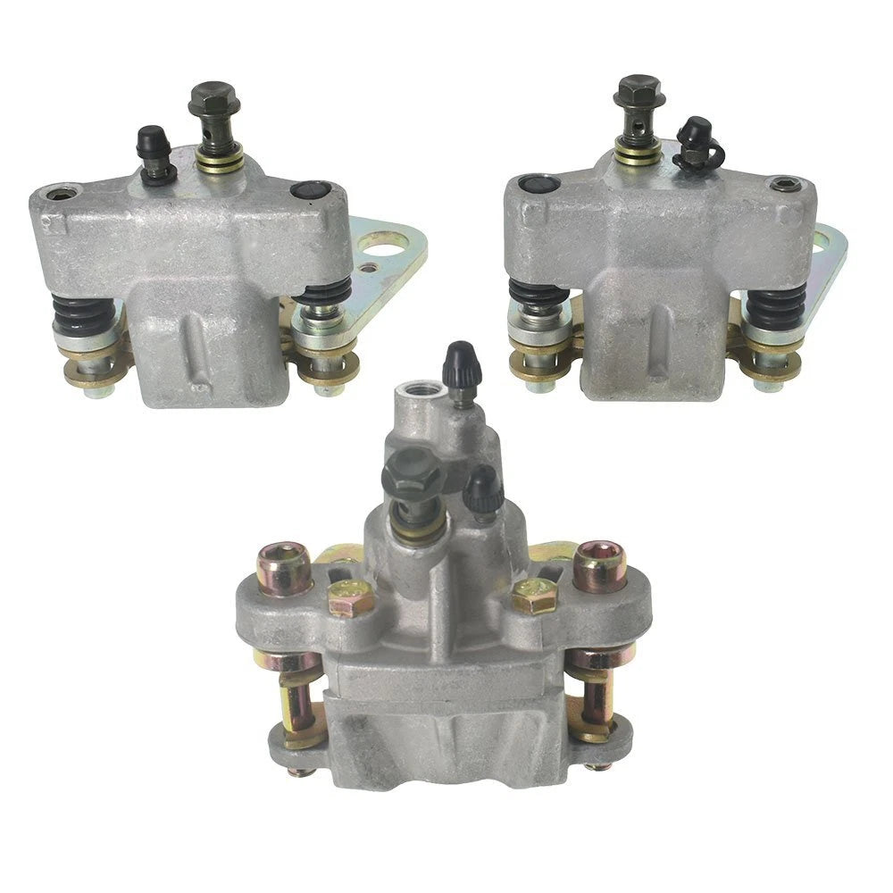 Set of 2 Front & Rear Brake Calipers with Pads for Polaris Sportsman 500 570 800 (2008–2014)