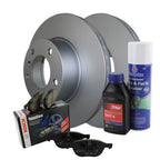 Front Brake Kit 300mm Rotors & Semi-Metallic Pads for BMW E90 E91 E92 E93 (2007–2013)