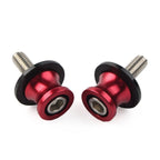 Swingarm Slider Stand Screws 8MM for Kawasaki ZX6R (2012–2021) Red CNC