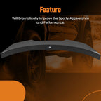 Carbon Fiber Trunk Spoiler for Audi A4 B8.5 (2013–2016)