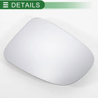 Right Side White Mirror Glass for Ford Transit (Convex, Non-Heated)