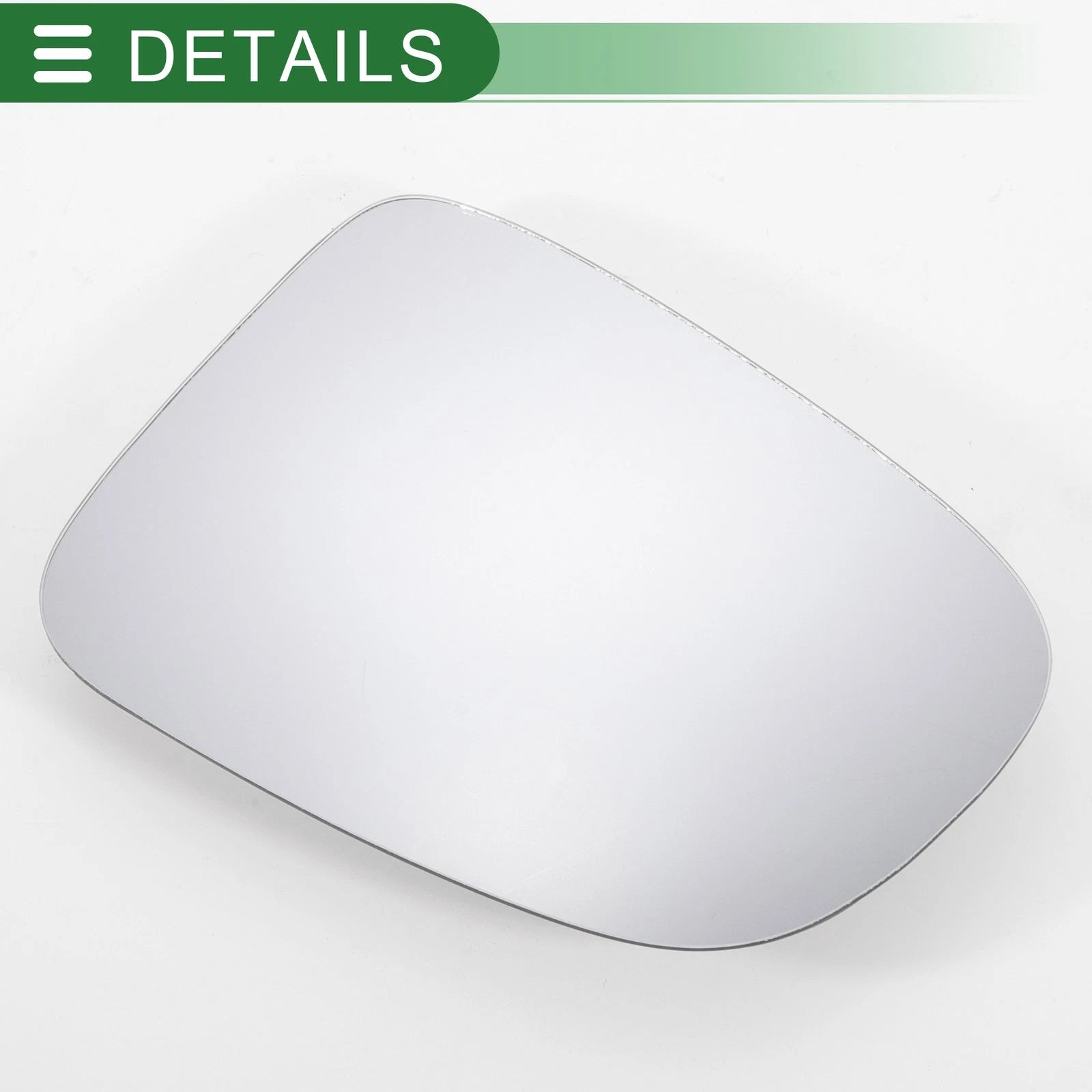 Right Side White Mirror Glass for Ford Transit (Convex, Non-Heated)