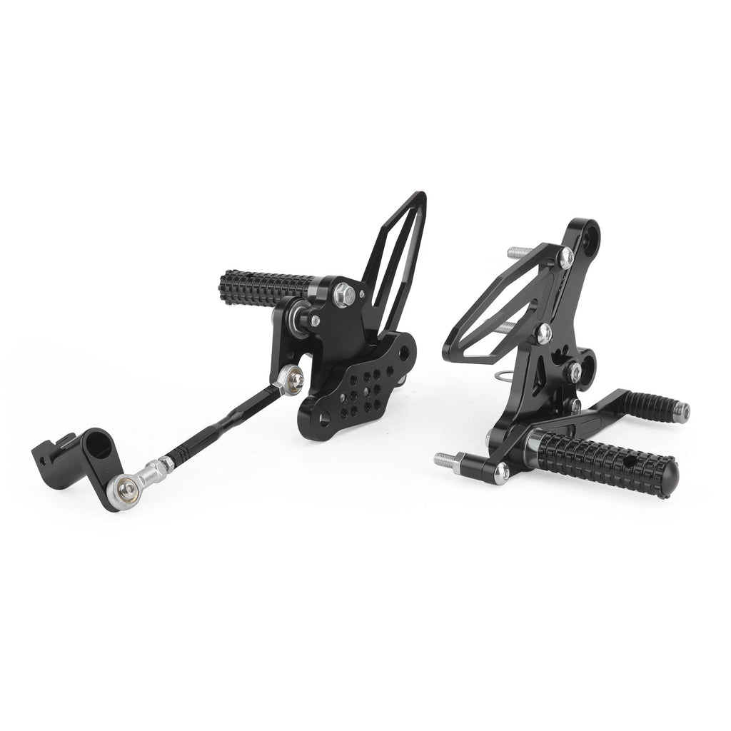 Adjustable Rearsets Foot Pegs for Kawasaki Ninja 250 400 (2018–2022) Titanium
