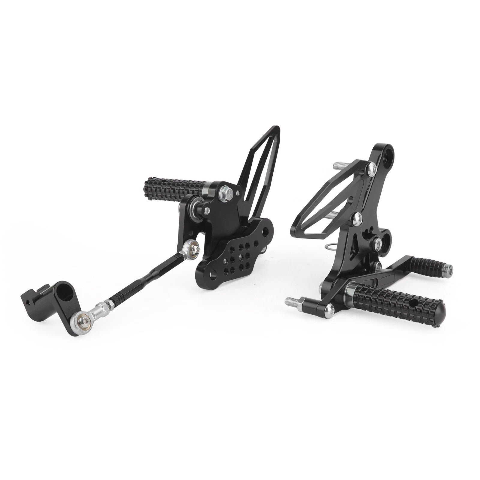Adjustable Rearsets Foot Pegs for Kawasaki Ninja 250 400 (2018–2022) Titanium