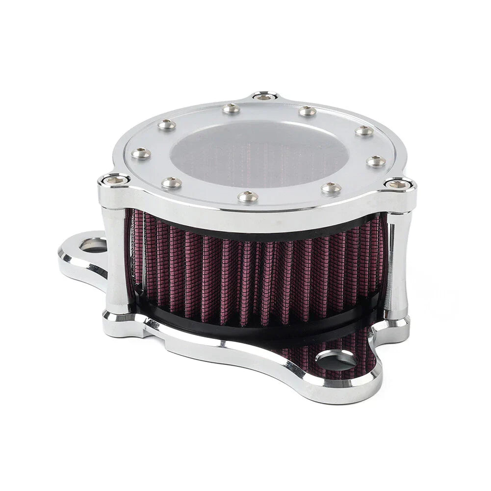 Red Air Cleaner Intake Filter Kit for Harley Sportster 1200 XL883 48 (1991-2021)