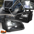 LED Fog Lights for Volvo VNL (2018–2024) - Clear Lens, Adjustable