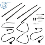 17Pcs Weatherstripping Seal Kit for El Camino Caballero (1978–1987)