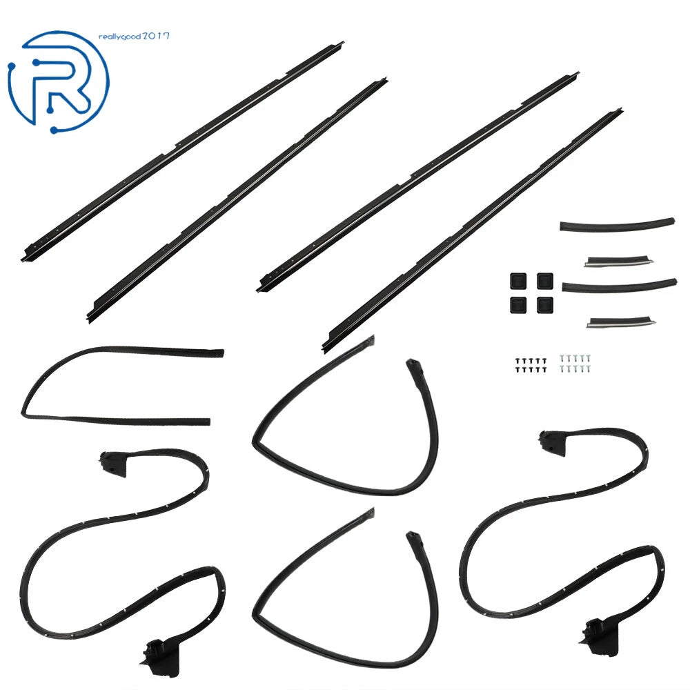 17Pcs Weatherstripping Seal Kit for El Camino Caballero (1978–1987)