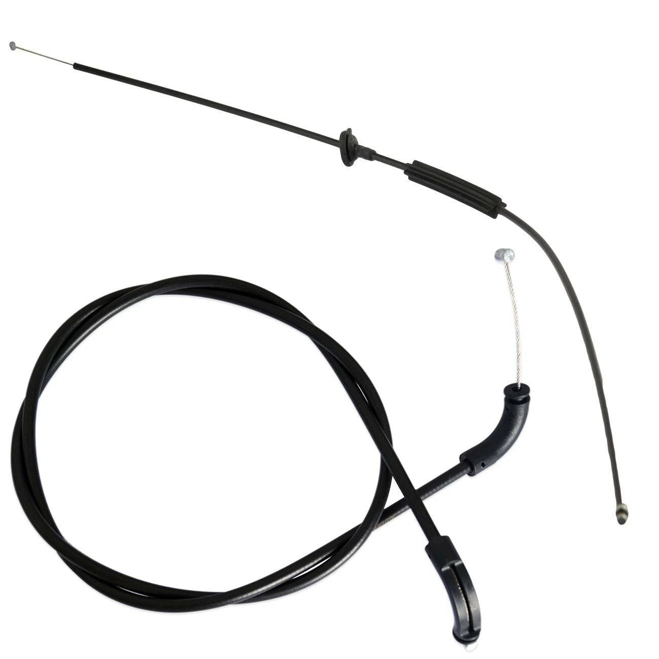Set of 2 Front and Rear Hood Release Cables for BMW