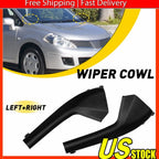 Set of 2 Outer Cowl Grille Covers for Nissan Versa (2007â2012)