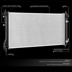 Aluminum Core 1 Row Radiator for Nissan Altima 2.5L (2019–2024) DPI 13778