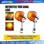 Pair Turn Signal Lights for Honda C70 CT70 CT90 XL100 CB350 (1970–1980)